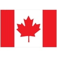 thumbnail image 1 of Canada Flag Canadian Flags Printed Maple Leaf Polyester and Brass Grommets CA Flags. (1Pc), 1 of 6