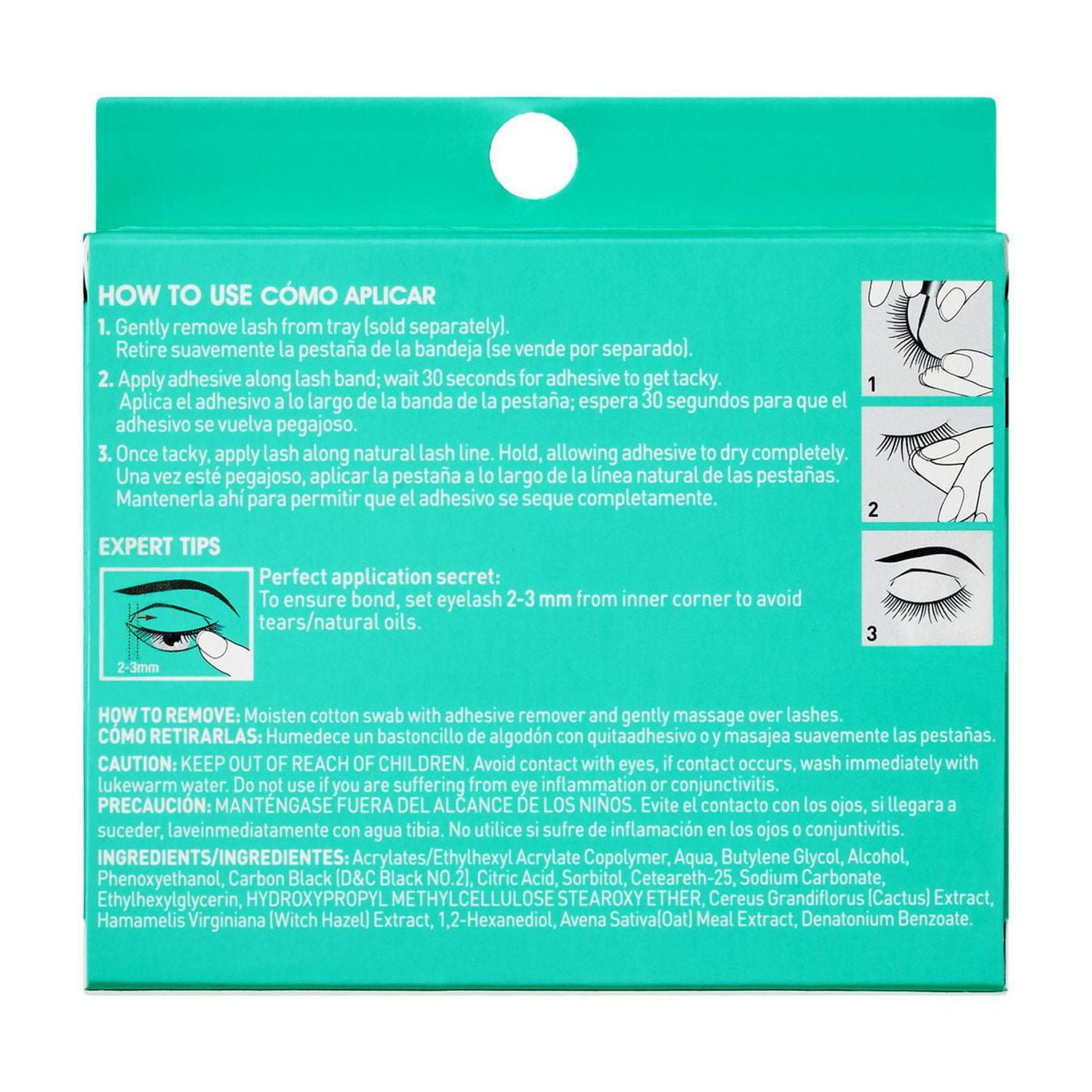 KISS Super Colle à faux cils sur bande - tenue de 5 jours - Poids net 4,8 g (0,17 oz) - Noir KISS Adhésif pour faux cils