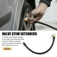 thumbnail image 2 of Unique Bargains 30cm 12' Tire Valve Stem Extension Inflator Extension Hose Universal Fit for Car Bicycle Quick Connect, 2 of 7