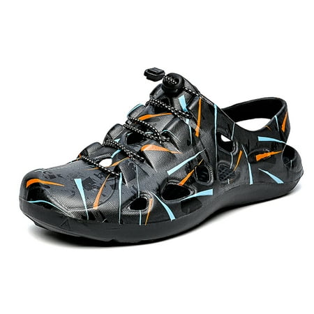 

Garden Clogs Mens Garden Shoes Arch Support Summer House Slippers Sandals Breathable Slip On Home Shoes Indoor Outdoor Mules