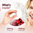 thumbnail image 4 of Suplemento de D-Manosa de Nested Naturals 500 mg con 60 cápsulas de arándano, 4 of 6