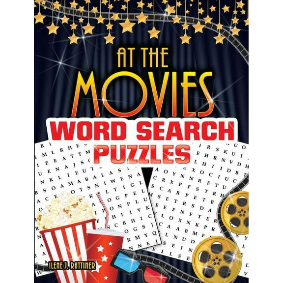 Dover Brain Games: At the Movies Word Search Puzzles (Paperback)