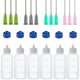 thumbnail image 1 of 6 Pcs Glue Applicator Bottles, 30ml Plastic Squeezable Dropper Bottles with Blunt Needle Tip 14ga 16, 1 of 5