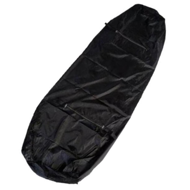 Bolsa desechable para cadáveres Camilla Impermeable Portátil Negro para Senderismo al aire libre