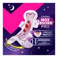 thumbnail image 3 of Toallas femeninas Saba Buenas Noches extra nocturna ancha con alas flujo súper abundante 14 pzas, 3 of 5