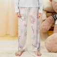 thumbnail image 2 of Kuromi And My Melody Pajamas Pants Soft Elastic Waist PJ Bottoms Comfy Lounge Long Pants, 2 of 7