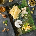 thumbnail image 5 of Zoo Cutting Board, Jaguar on Wood Floor Wildlife Animals Feline Big Cat Mammal Predator Resting, Decorative Tempered Glass Cutting and Serving Board, Large Size, Green Yellow Brown, by Ambesonne, 5 of 5