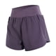 thumbnail image 4 of Pantalones cortos deportivos de entrenamiento para mujer - Cintura alta, doble capa con braguita interior, abertura lateral, bolsillos con cremallera, nailon y spandex, tallas S-XXL, 4 of 4