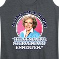 thumbnail image 3 of Golden Girls - As We Say In St Olaf - Women's Racerback Tank Top, 3 of 5