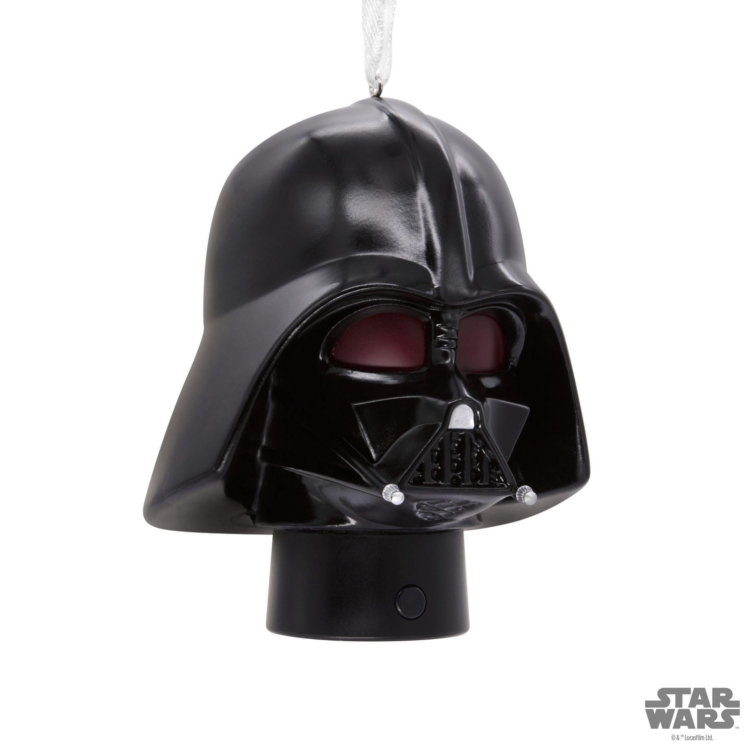 Hallmark Christmas Ornament (Star Wars Darth Vader Helmet With Light)