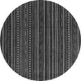 thumbnail image 1 of Ahgly Company Indoor Round Oriental Gray Modern Area Rugs, 6' Round, 1 of 4
