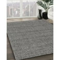 thumbnail image 2 of Ahgly Company Indoor Rectangle Mid-Century Modern Oil Black Solid Area Rugs, 7' x 9', 2 of 6