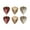 Multicolor, variant on Dadiaei Champagne Heart Pendant 6 Pack Wine Gold Silver Plastic Valentines Day Decoration for Christmas Tree Home Party Mini Ornament