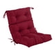 thumbnail image 4 of Cojín para silla de exterior con respaldo alto, cojín suave para cafetería, patio y jardín. Rojo, 4 of 9