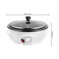 thumbnail image 5 of Autrinix Electric Coffee Roaster with Glass Cover, 1.1lb Capacity, Adjustable Heat Control 32-464°F, Ideal for Roasting Coffee Beans and Nuts at Home or Coffee Shops, 5 of 11