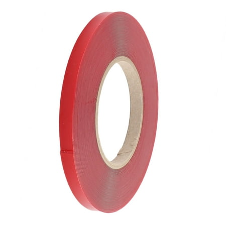 10mm Width 10M Length Double Sided Adhesive Tape Red for Cell Phone