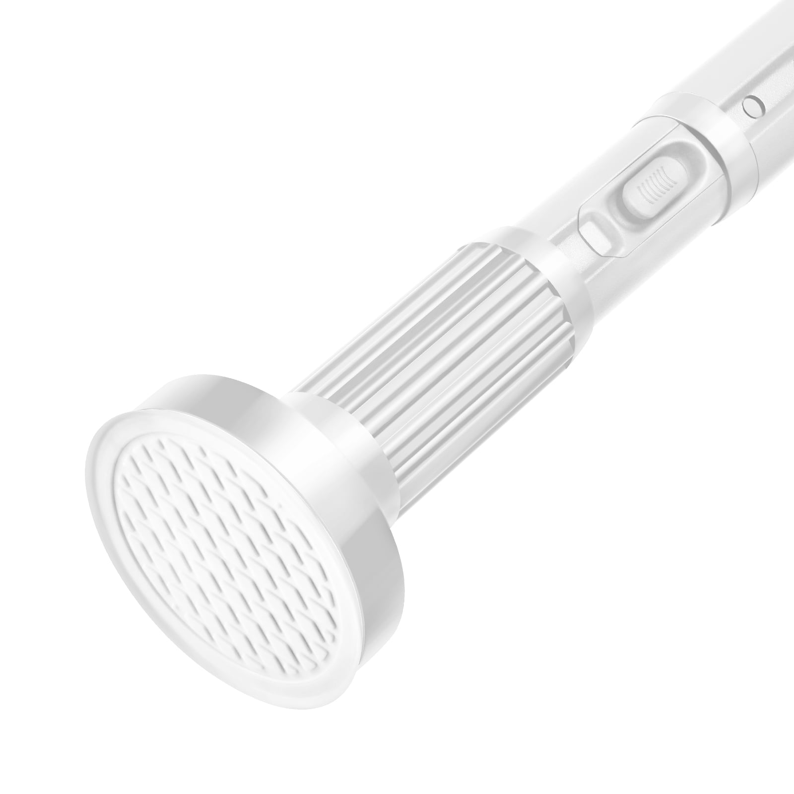 Ktinnead One-Push Tension Curtain Rod,94-122 in Extra Long Curtain Rods No Drill Adjustable Spring Shower Curtain Rod,Rustproof Steel for Window Patio Outdoor Bathroom,White