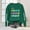 A12 Army Green, variant on Trikvn Volleyball Graphic Sweatshirts for Women Casual Crewneck Long Sleeve Pullovers Fall Sports Fan Tops Letter Print Comfortable Activewear