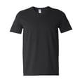 thumbnail image 5 of Gildan Softstyle V-Neck T-Shirt, Men's Short Sleeve V Neck Tee Classic Black, Sizes S-3XL, 5 of 5