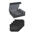 thumbnail image 2 of Card Deck Box Standard Durable W/ Magnetics Closure Premium Playing Card Box Black Gray, 2 of 8