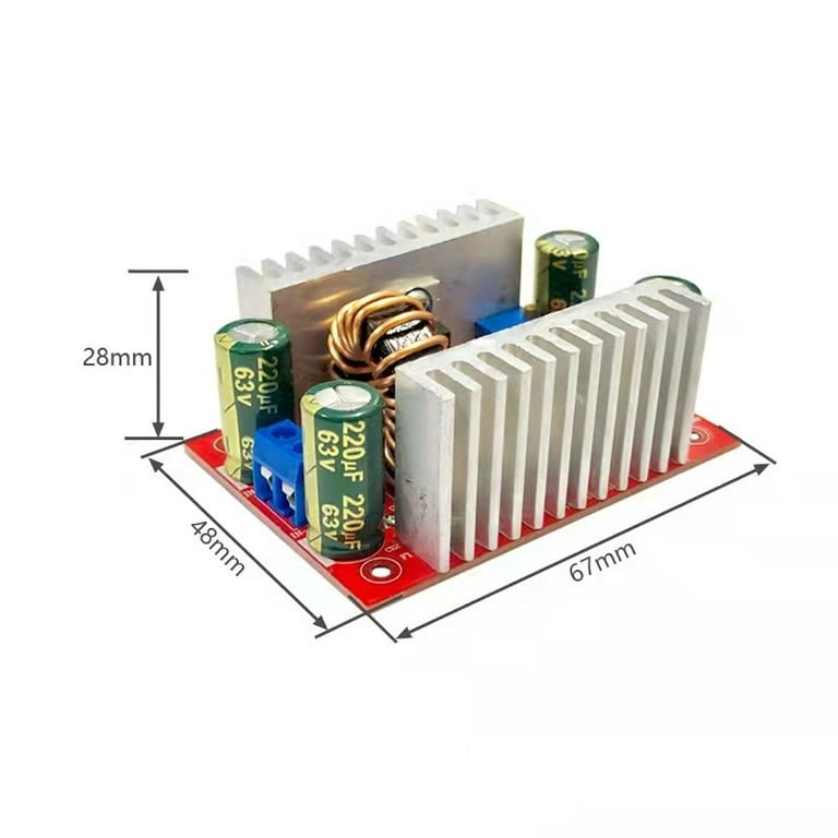 DC 400W 15A Step-up Boost Converter Constant Current Power Supply LED Driver