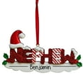 thumbnail image 2 of Personalized Nephew Christmas Ornament - Red Glitter, 2 of 2