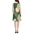 thumbnail image 3 of FORMRS Summer Dress for Women Loose U Neck Sleeveless Midi Beach Sundresses with Pockets, Beige Abstract, 3 of 8