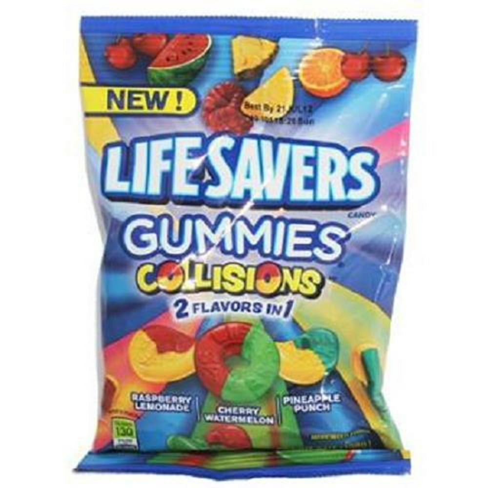 Life Savers Collision Gummies Candy Bag, 7 ounce (12 Packs) - Walmart
