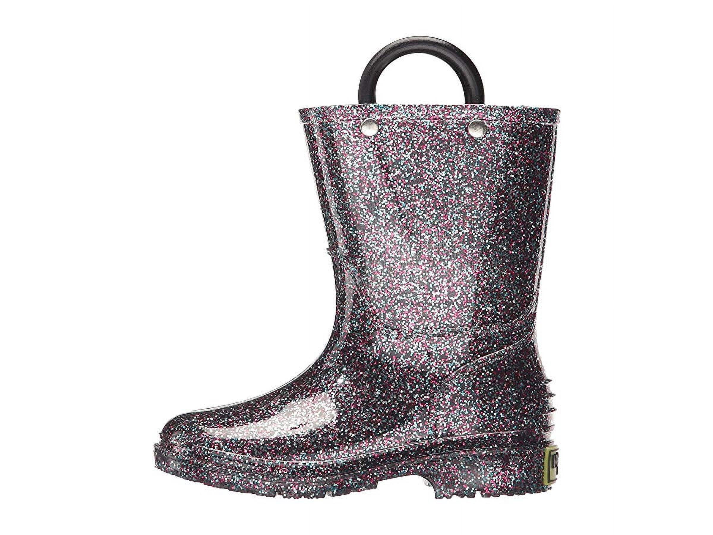 Western Chief Toddler and Little Kids Girls’ Glitter Rain Boots