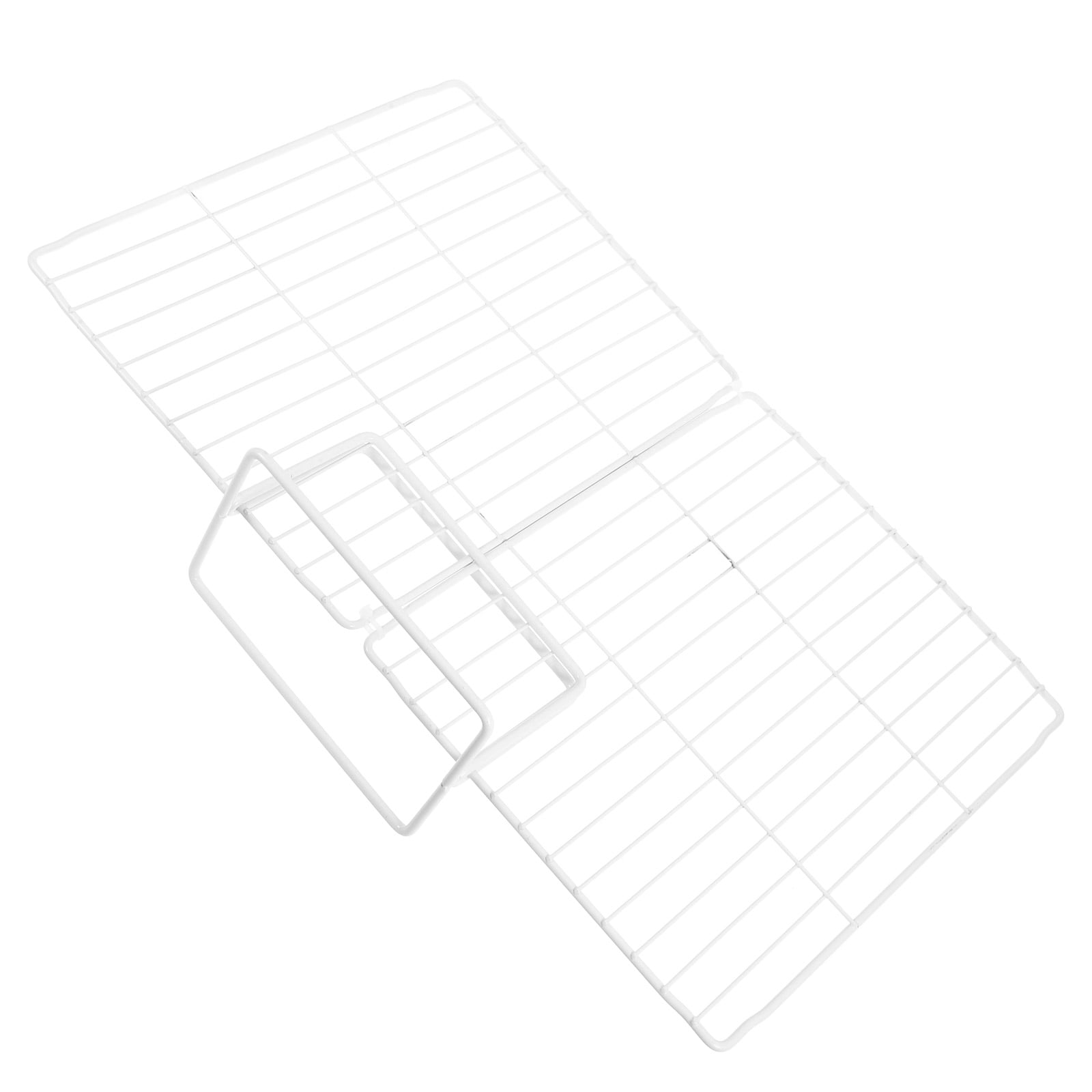 BERTDOMD Freezer Adjustable Wire Shelf Divider Freezer Iron Mesh Divider Stable Refrigerator Wired Divider Freezer Dividing Partition Iron Fridge Divider