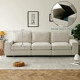 thumbnail image 4 of Fairyland Modern Sectional Sofa, Modular Storage Sofa Couch with Free Splicing for All Space, Beige (Seat Part), 4 of 8