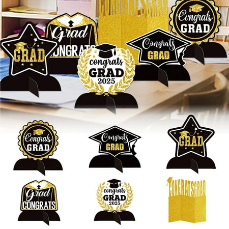 Office Desktop Ornament 2025 Border Graduation Season Decoration 3D Decoration Grad Desktop Decoration Graduation Decoration Desktop Decoration Home Decoration Desktop Ornament
