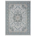 thumbnail image 2 of Allstar Rugs 7' 7" x 10' 0" Powder Blue Traditional Persian Themed Polypropylene Outdoor Rug with a Dark Cyan Heriz Design and Gainsboro Grey Accents. Flatweave in Turkey., 2 of 8