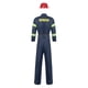 thumbnail image 4 of Disfraz de bombero para hombre, disfraz de Halloween, disfraces de bombero, chaqueta de extinción de incendios, abrigo, pantalones y cinturón, casco de plástico, 4 of 5