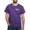 Purple, variant on CafePress - Peace Love Teach Dark T Shirt - Men's Classic Cotton T-Shirts