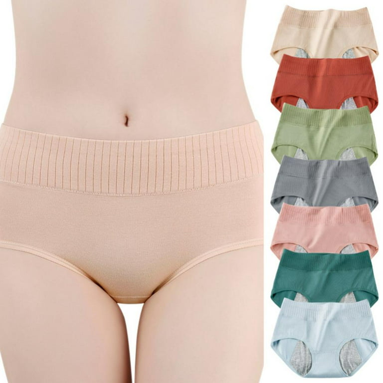 Teen Girls Period Underwear Menstrual Period Panties Leak-Proof Organic  Cotton Protective Briefs，1PCS