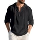 thumbnail image 2 of pstuiky Camisas de invierno de manga larga para hombre, Suéter playero informal de manga larga con capucha y cordón ajustable para hombre tops de invierno para hombre l, 2 of 9