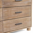 thumbnail image 2 of Grain Wood Furniture Loft 6-Drawer Dresser, Solid Wood with Weathered Pine Finish, 2 of 7