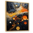 thumbnail image 2 of Designart "Geyser Geothermal Wonders composition III" Abstract Floater Framed Canvas Wall Art, 2 of 7