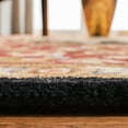 thumbnail image 4 of SAFAVIEH Classic Kirsteen Oriental Wool Runner Rug, Red/Black, 2'3" x 12', 4 of 11