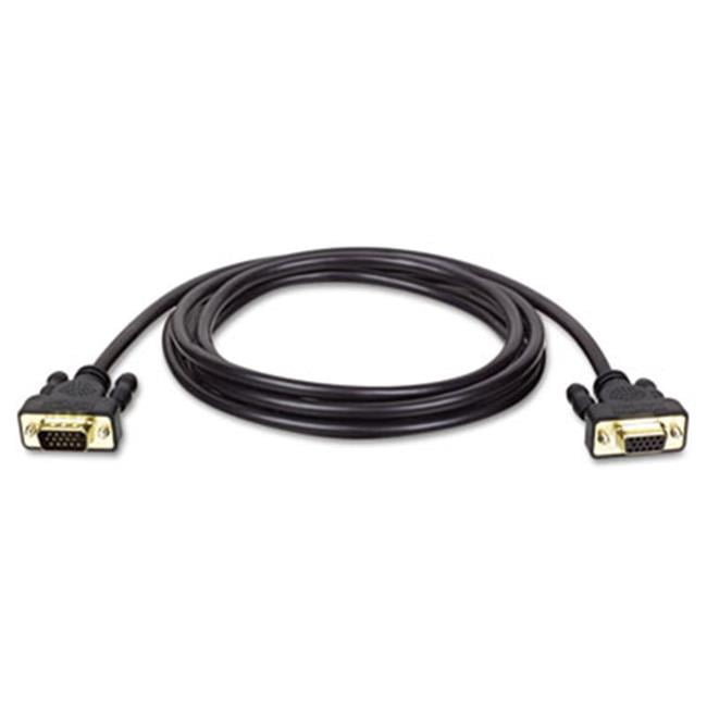 10ft VGA Monitor Extension Gold Cable HD15 M-F  10 ft