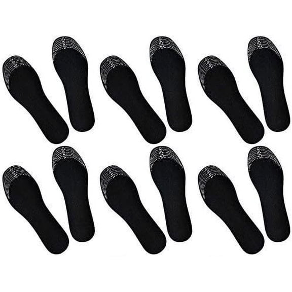 6 pairs of moisture-absorbing and odor-absorbing shoe insoles with activated carbon to naturally eliminate bad odors