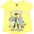 thumbnail image 3 of Disney Toy Story 3-Pack Short Sleeve Graphic T-Shirts for Toddler and Little Girls, 3 of 4