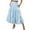 Blue, variant on Sngxgn Women's Basic High Waisted Elastic Solid Pencil Mini Skirt(Blue,L)