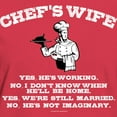 thumbnail image 3 of CafePress - Chef's Wife T Shirt - Women's Traditional Fit Dark T-Shirt, 3 of 4