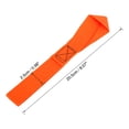 thumbnail image 2 of 6pcs 2.5 x 20.5cm Orange Cargo Belt Soft Loop Tie Down Strap Belt for Motorcycle, 2 of 6