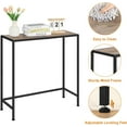 thumbnail image 4 of Console Table, Narrow Entryway Table, Industrial Sofa Table w/Shelf for Corridor, 4 of 12