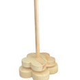 thumbnail image 3 of Yarn Holder Solid Wood Bobbin Cupcake Spindle Storage Winder Stand Fiber Crocheting Tool Kit, 3 of 5