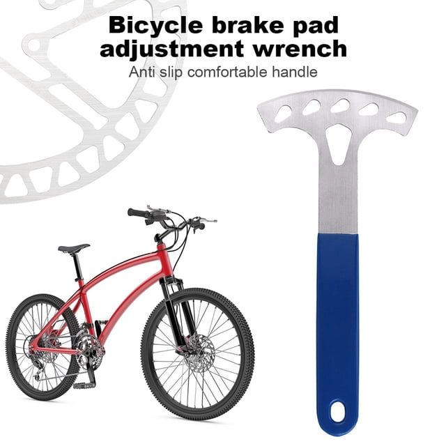 Herramientas de alineación de freno de disco de bicicleta, llave de ajuste de pastilla de freno de disco de acero