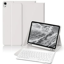 GKABXY Magnetic Keyboard Case for iPad A16 11th /10th Generation 2025/2022 with Pencil Holder 10.9/11 Inch, Magnetic Detachable Wireless Bluetooth Multi-Angle Stand Rechargeable Keyboard Case, Gray